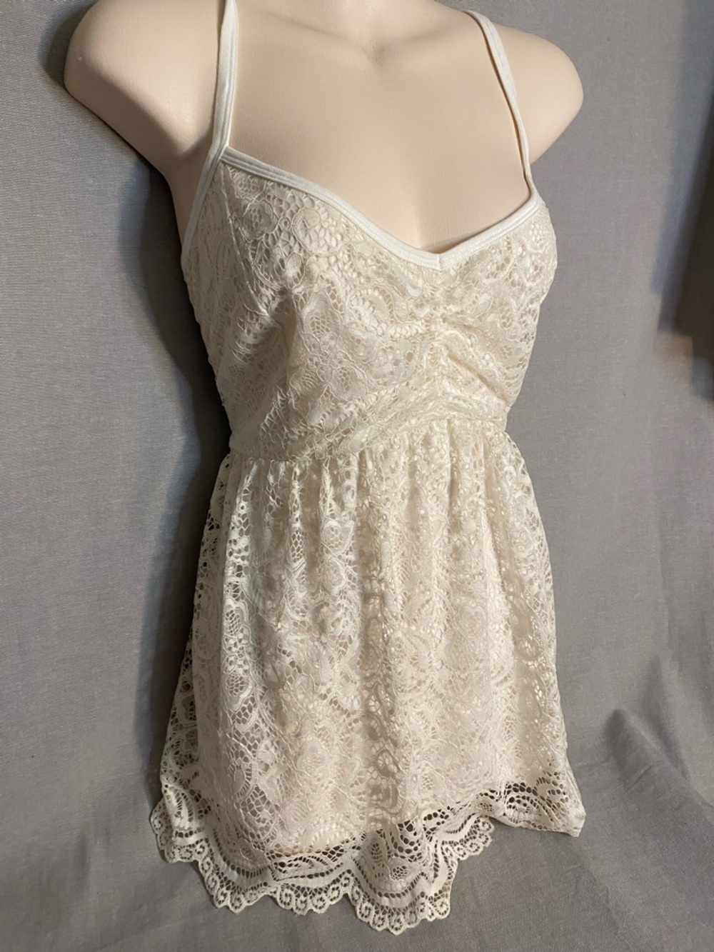 torrid Cream Lace Camisole Tank